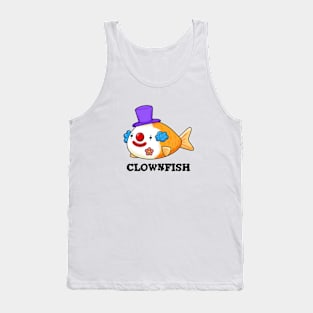 Clownfish Animal Pun Tank Top